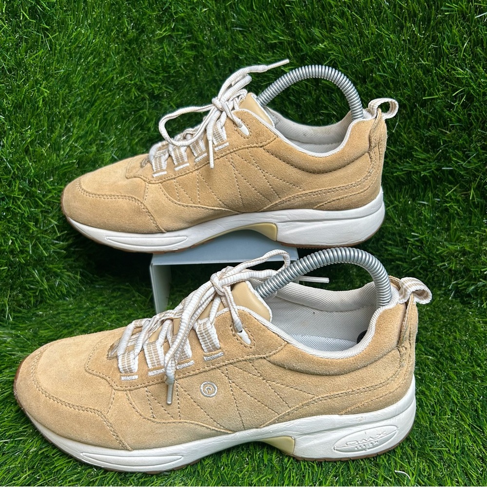 Rockport DMX Max Women Tan Suede Leather Walking Shoes Sneakers K71708 Size 8.5 - Picture 3 of 7